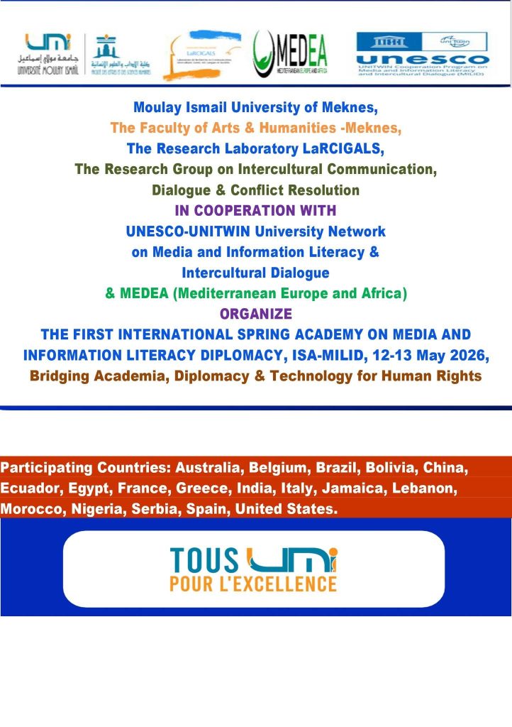 AFFICHE- Programme_1st International Spring Academy on MIL Diplomacy_12-13 May 2026_UMI_MOROCCO